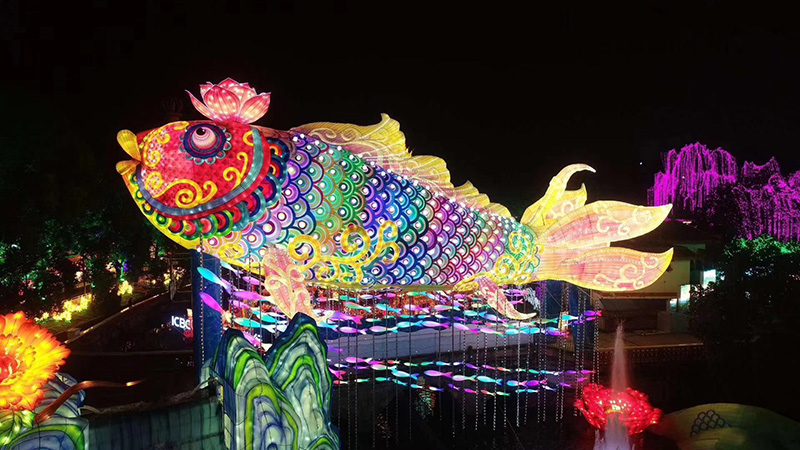 自贡彩灯 自贡花灯 鑫硕彩灯 自贡彩灯制作