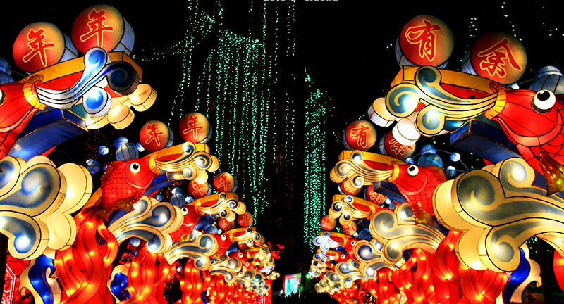 彩灯制作，自贡彩灯，