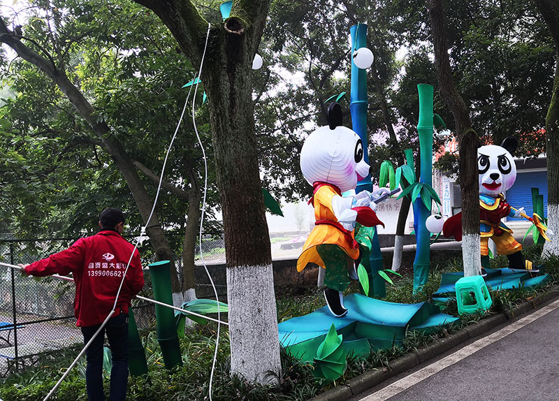 彩灯制作,自贡彩灯,