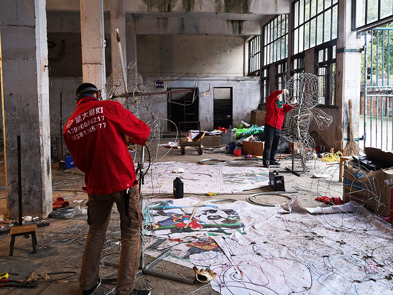 彩灯制作,自贡彩灯,