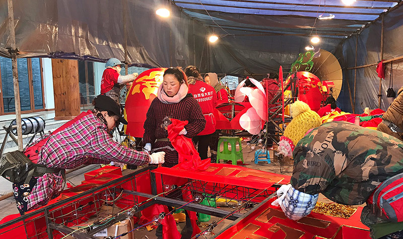 彩灯制作,自贡彩灯,