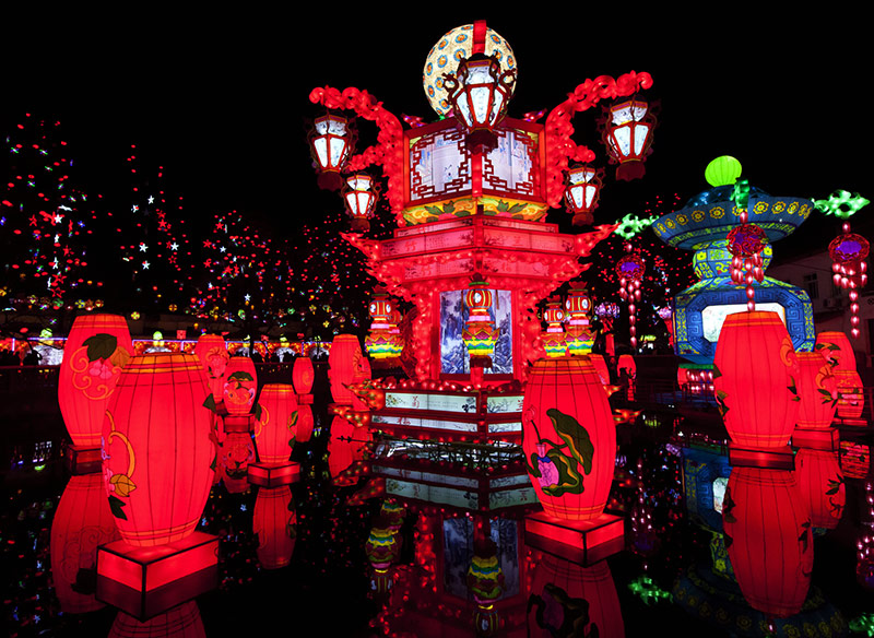 自贡彩灯制作，彩灯制作，