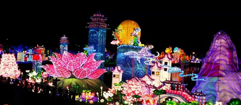 自贡彩灯,彩灯花灯,灯会,