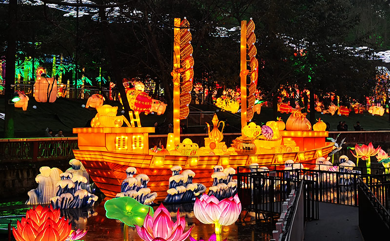 自贡灯会,自贡彩灯,