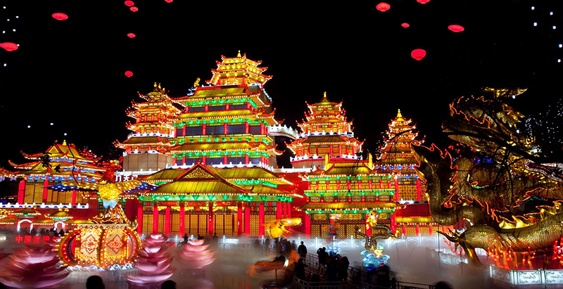 彩灯灯会,花灯,自贡灯会,