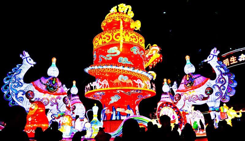 自贡彩灯,自贡灯会,花灯,