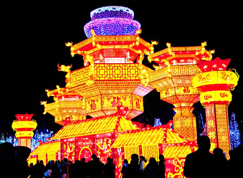 自贡彩灯,自贡灯会,花灯,