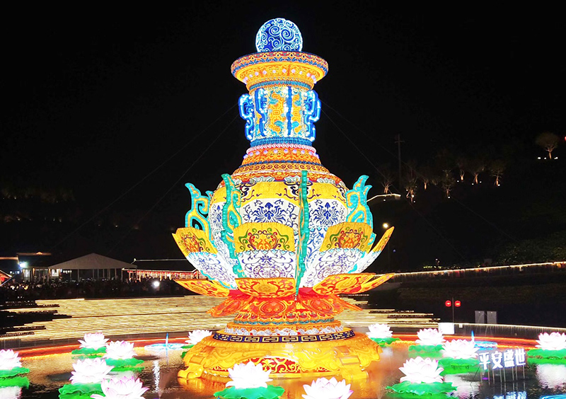 2020自贡灯会 ，灯会，彩灯，