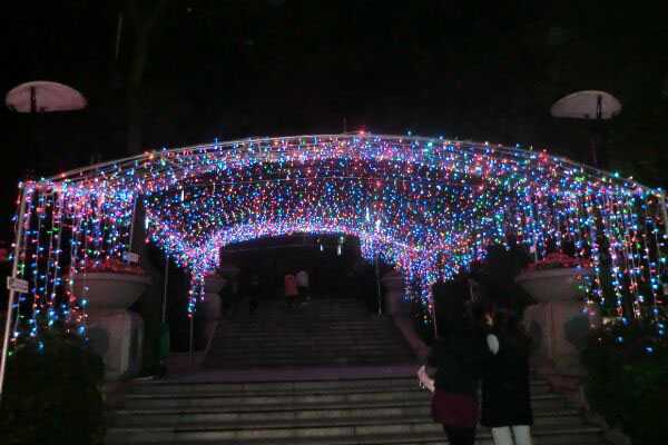 临海东塍灯光展火树银花