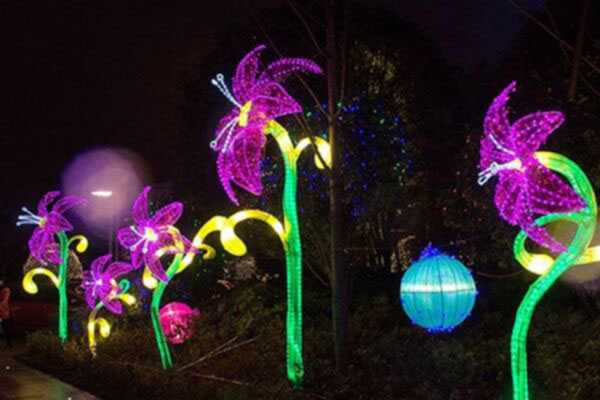 茅山彩灯灯光秀