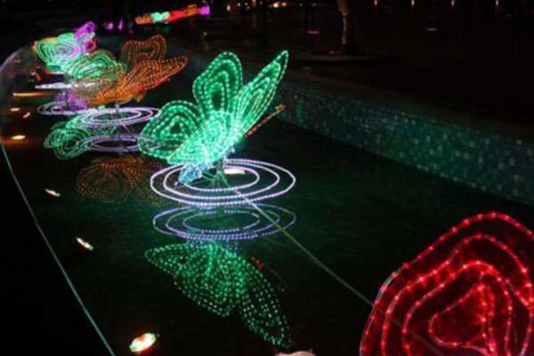 茅山彩灯灯光秀