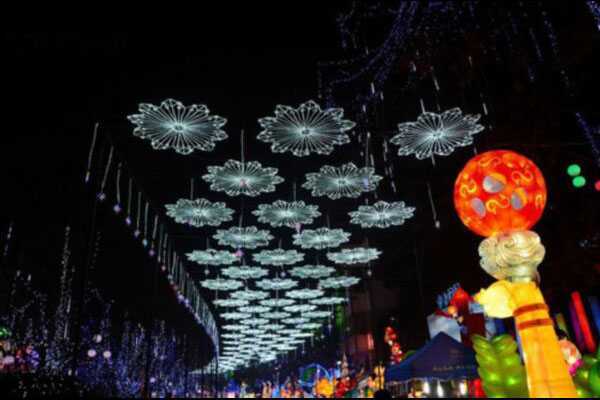 月湖公园彩灯灯光展