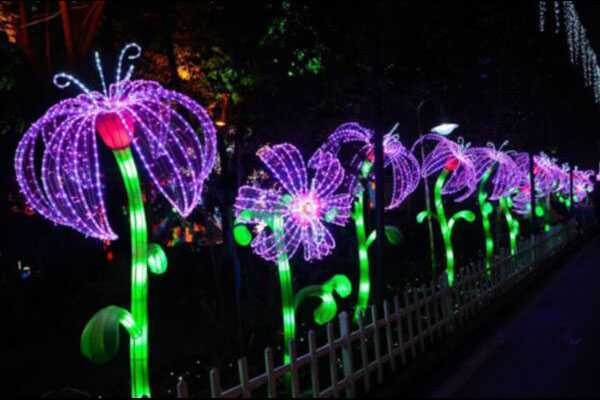 月湖公园彩灯灯光展